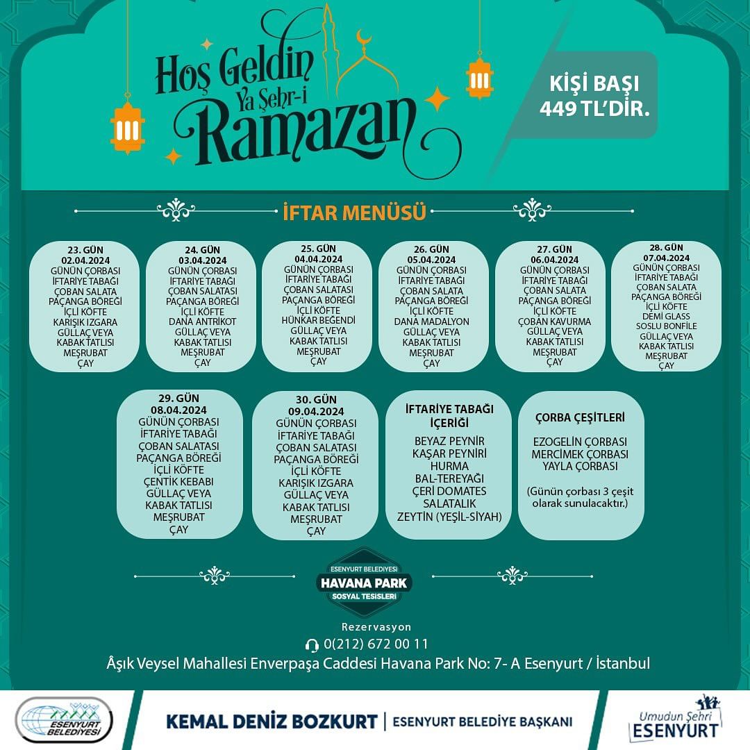 Esenyurt Belediyesi - İftar Yemeği